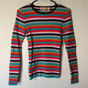 Willow Colorful Striped Long Sleeve Top